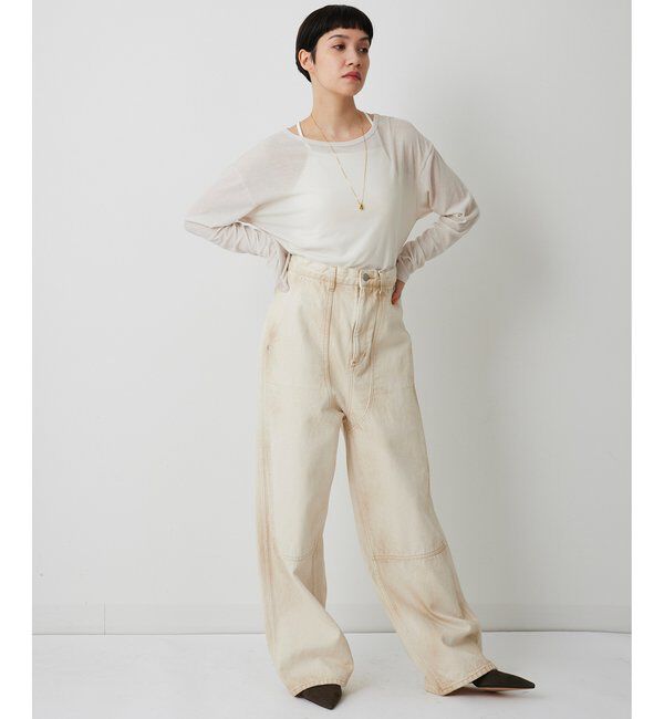  「【THE PAUSE】シアーフライスロンTEE」|Tシャツ・カットソー|