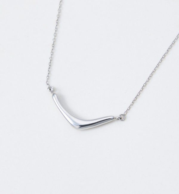  「【PAPILLONNER/パピヨネ】ステンレスカーブトップネックレス」|リング|