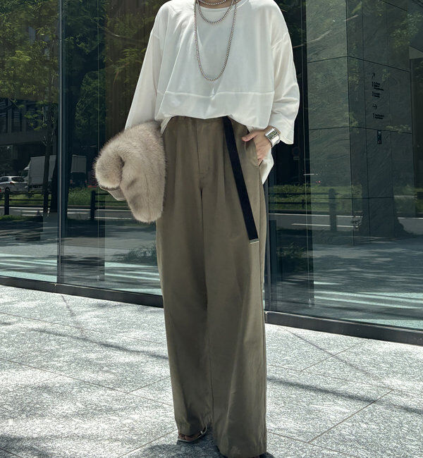  「【WEB限定】バルーンハーフスリーブプルオーバー」|Tシャツ・カットソー|