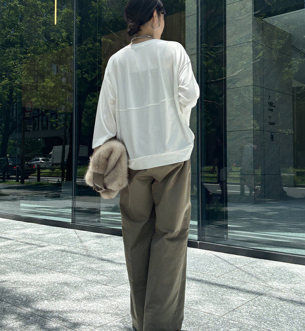  「【WEB限定】バルーンハーフスリーブプルオーバー」|Tシャツ・カットソー|