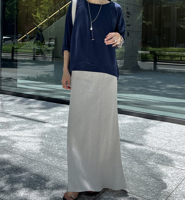  「【WEB限定】バルーンハーフスリーブプルオーバー」|Tシャツ・カットソー|