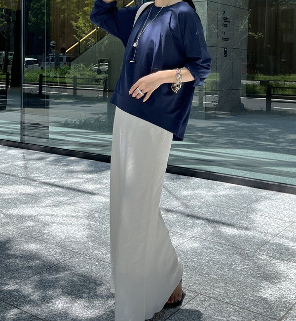  「【WEB限定】バルーンハーフスリーブプルオーバー」|Tシャツ・カットソー|