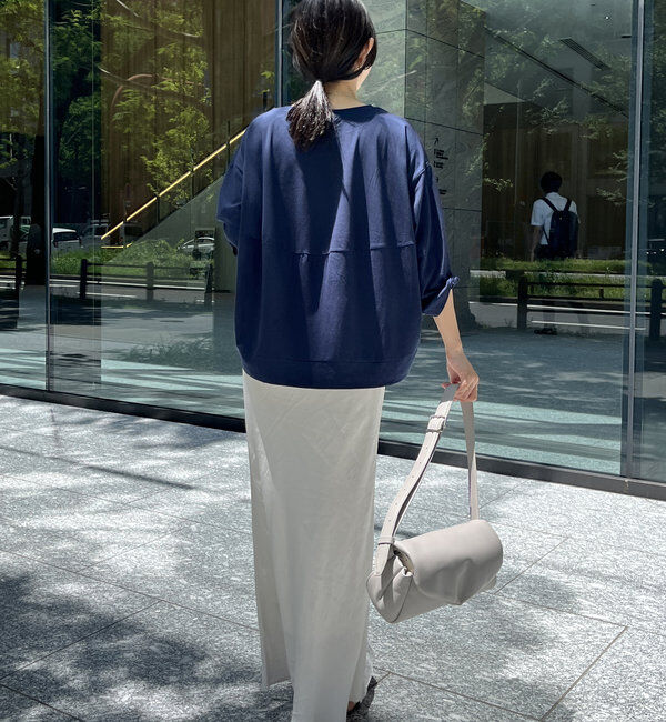  「【WEB限定】バルーンハーフスリーブプルオーバー」|Tシャツ・カットソー|