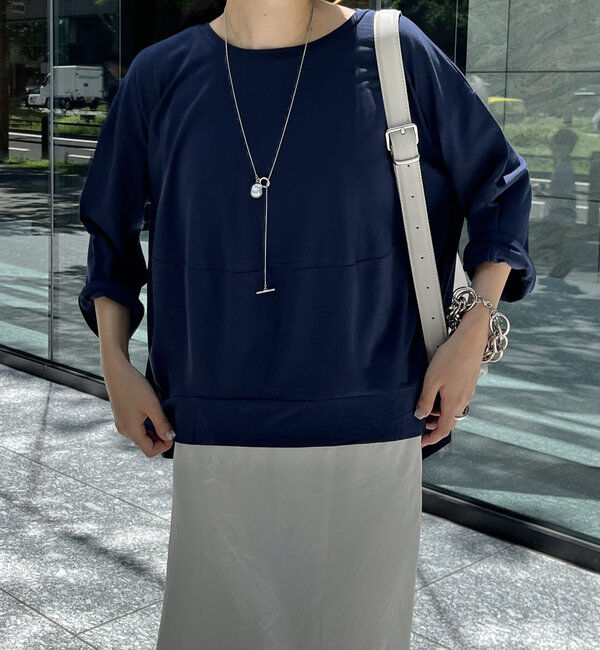  「【WEB限定】バルーンハーフスリーブプルオーバー」|Tシャツ・カットソー|