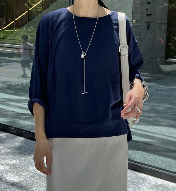  「【WEB限定】バルーンハーフスリーブプルオーバー」|Tシャツ・カットソー|