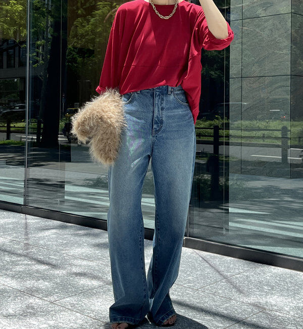  「【WEB限定】バルーンハーフスリーブプルオーバー」|Tシャツ・カットソー|