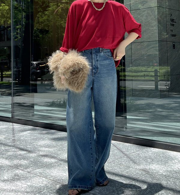  「【WEB限定】バルーンハーフスリーブプルオーバー」|Tシャツ・カットソー|