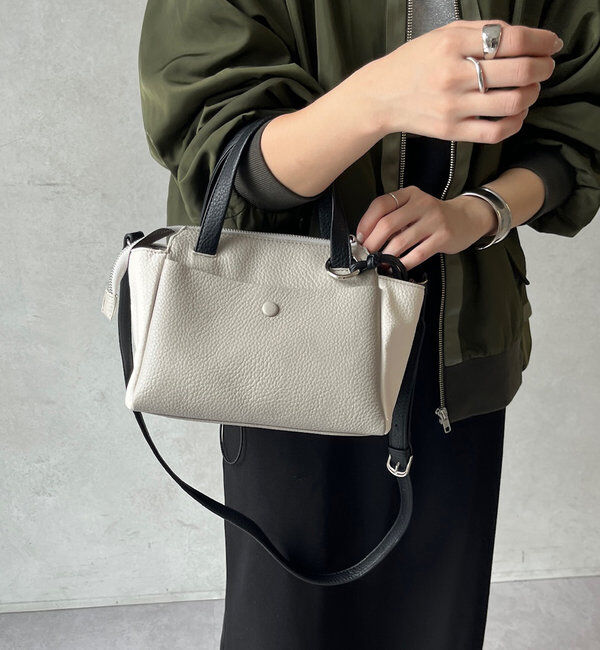  「【WEB限定】ポーチ付ダブルフェイスミニボストン」|トートバッグ|