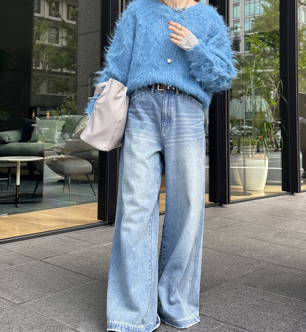  「【WEB限定】シャギーニット」|ニット・セーター|