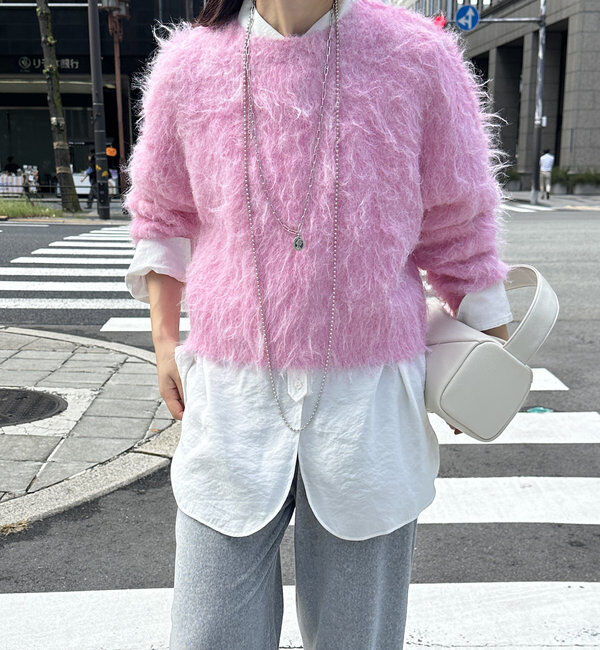  「【WEB限定】シャギーニット」|ニット・セーター|