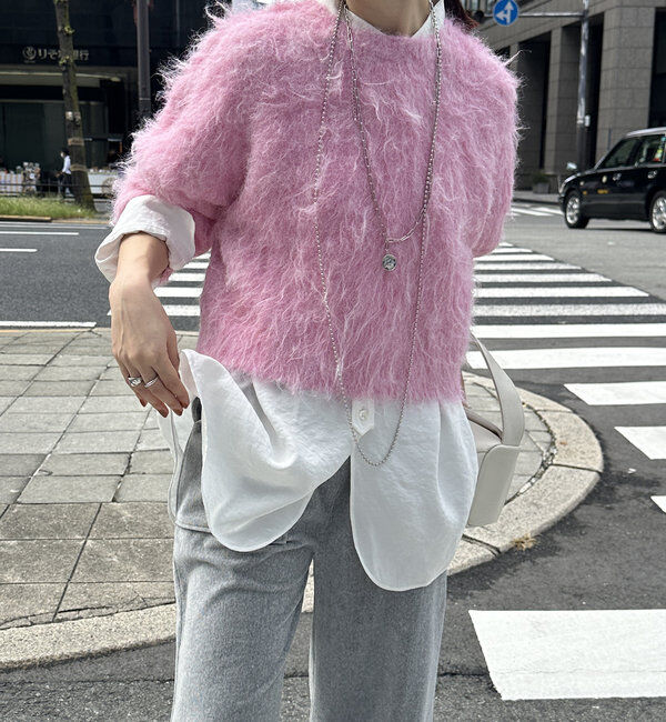  「【WEB限定】シャギーニット」|ニット・セーター|