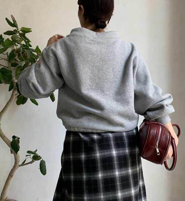  「ボートネック裏起毛スウェット」|Tシャツ・カットソー|