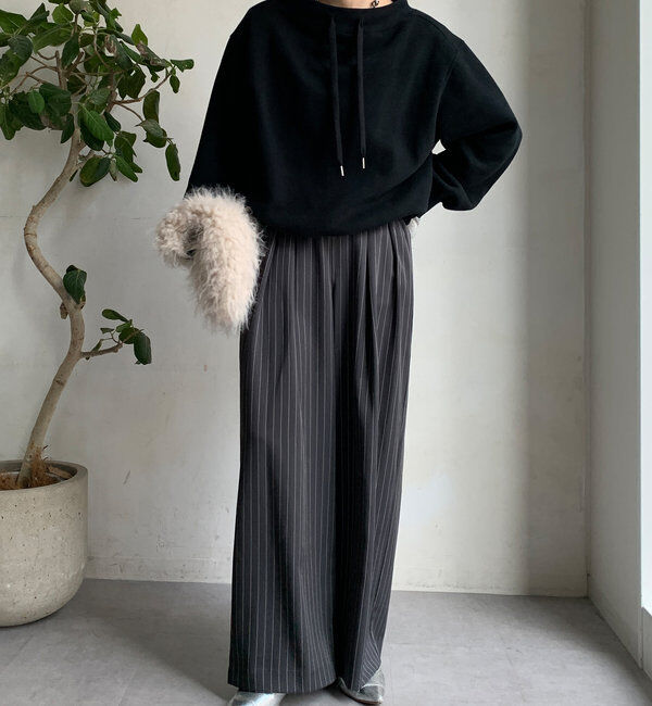  「ボートネック裏起毛スウェット」|Tシャツ・カットソー|