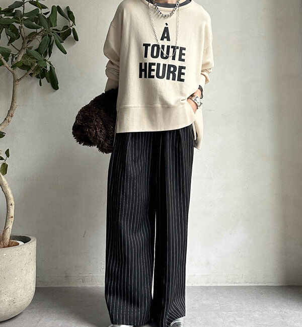  「デザインロゴスウェット」|Tシャツ・カットソー|