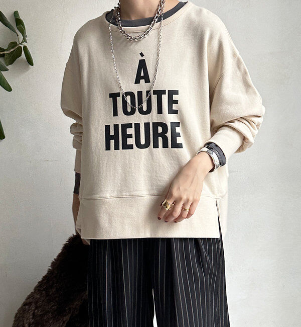  「デザインロゴスウェット」|Tシャツ・カットソー|