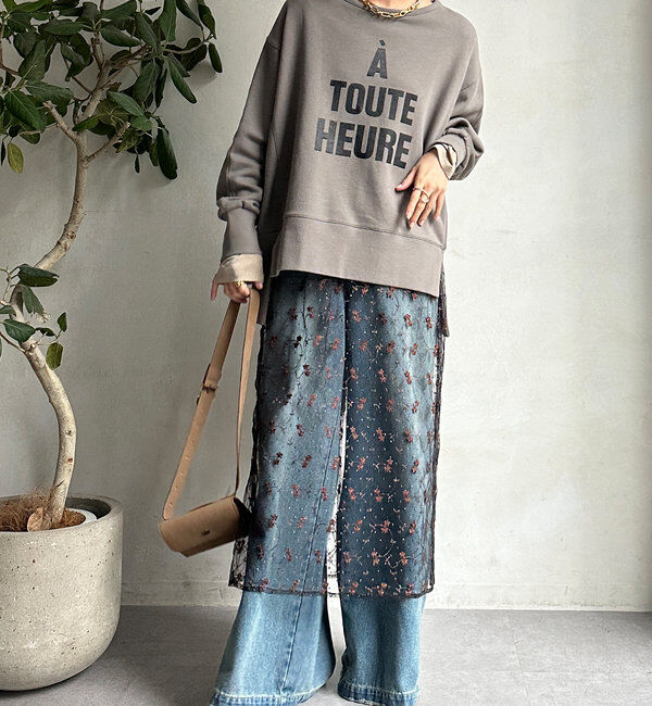  「デザインロゴスウェット」|Tシャツ・カットソー|