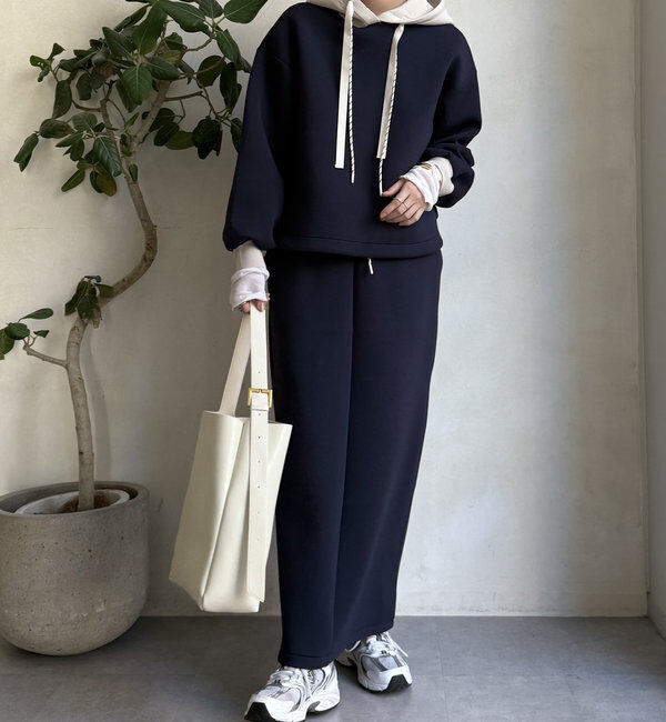  「【WEB限定】配色ダブルコードパーカー」|Tシャツ・カットソー|