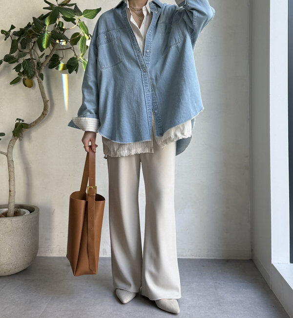  「バイヤスセミフレアパンツ」|チノ|