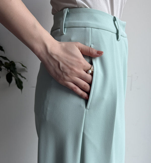  「ダブルタックワイドパンツ」|チノ|