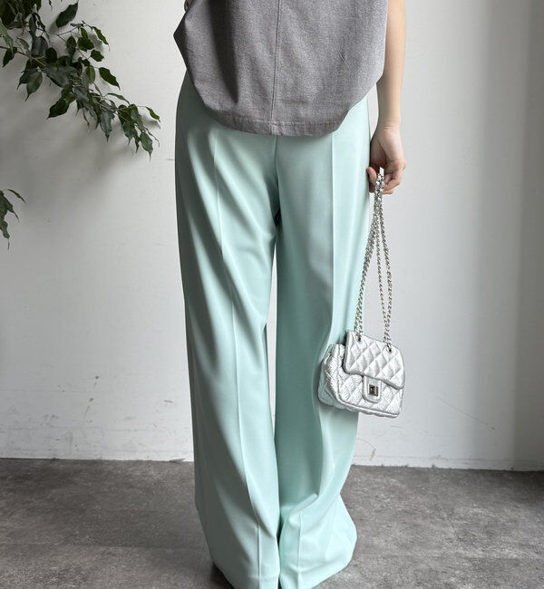  「ダブルタックワイドパンツ」|チノ|