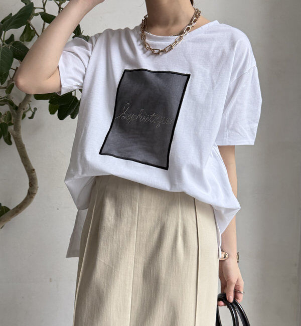  「【WEB限定】ホットフィックスロゴプルオーバー」|Tシャツ・カットソー|