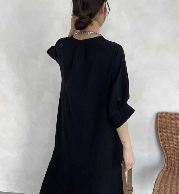  「【WEB限定】ロープベルトリネンライクワンピース」|ワンピース|