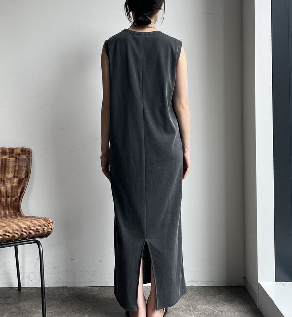  「【WEB限定】サイドリブ配色ワンピース」|ワンピース|