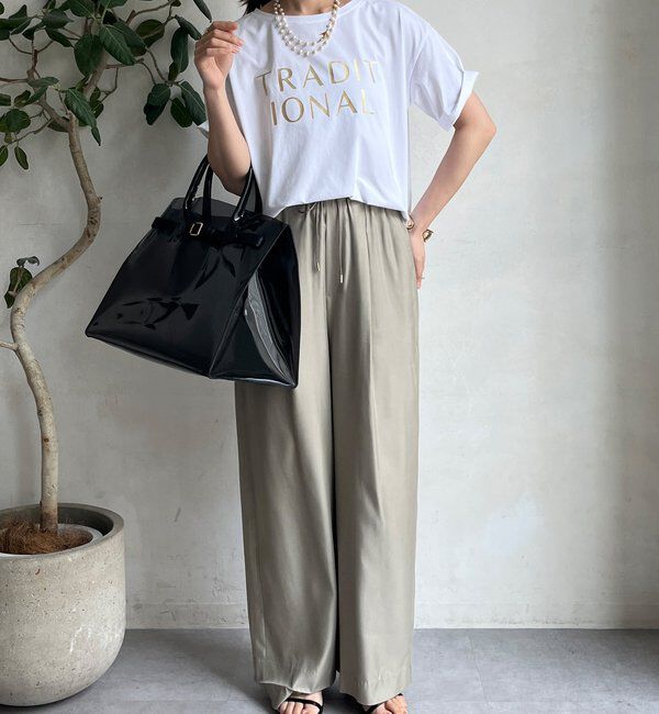  「【WEB限定】TRADITIONAL箔プリントTEE」|Tシャツ・カットソー|