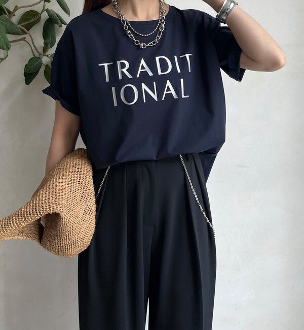  「【WEB限定】TRADITIONAL箔プリントTEE」|Tシャツ・カットソー|