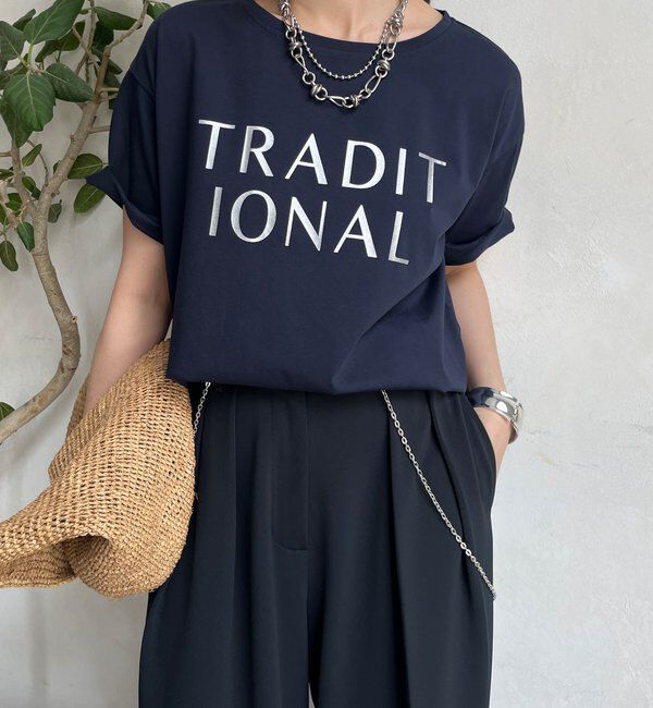  「【WEB限定】TRADITIONAL箔プリントTEE」|Tシャツ・カットソー|