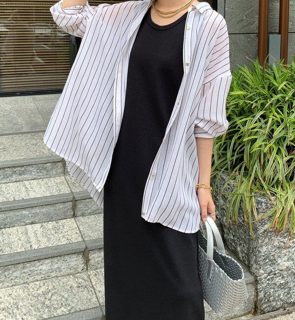  「2WAYシアーストライプシャツ」|シャツ・ブラウス|