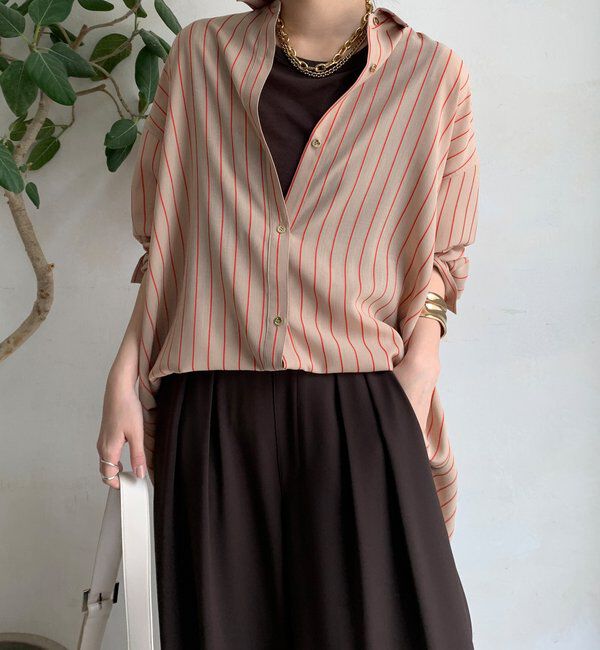  「2WAYシアーストライプシャツ」|シャツ・ブラウス|