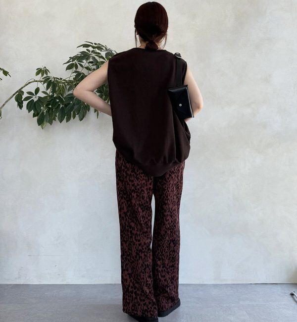  「レオパードイージーパンツ」|チノ|
