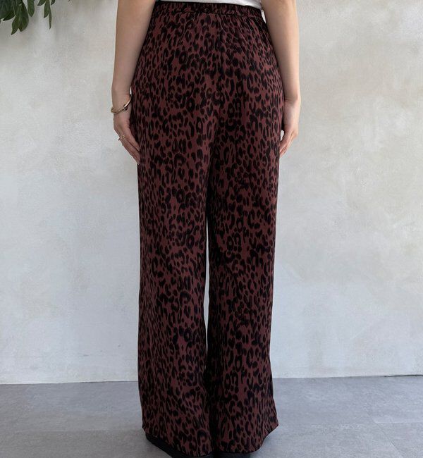  「レオパードイージーパンツ」|チノ|