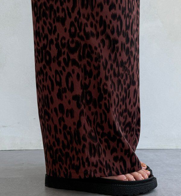  「レオパードイージーパンツ」|チノ|