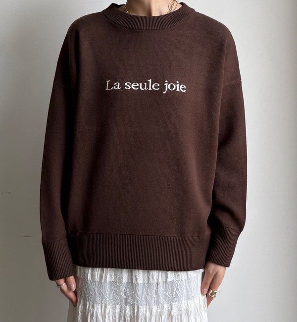  「【WEB限定】ロゴニット」|ニット・セーター|