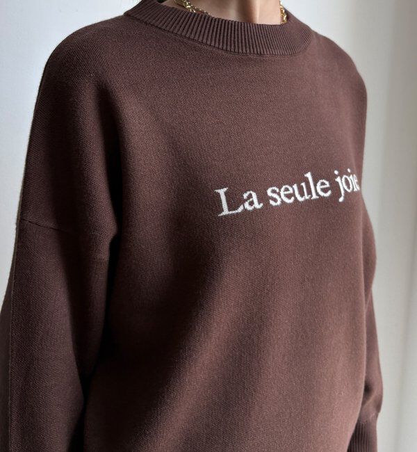  「【WEB限定】ロゴニット」|ニット・セーター|