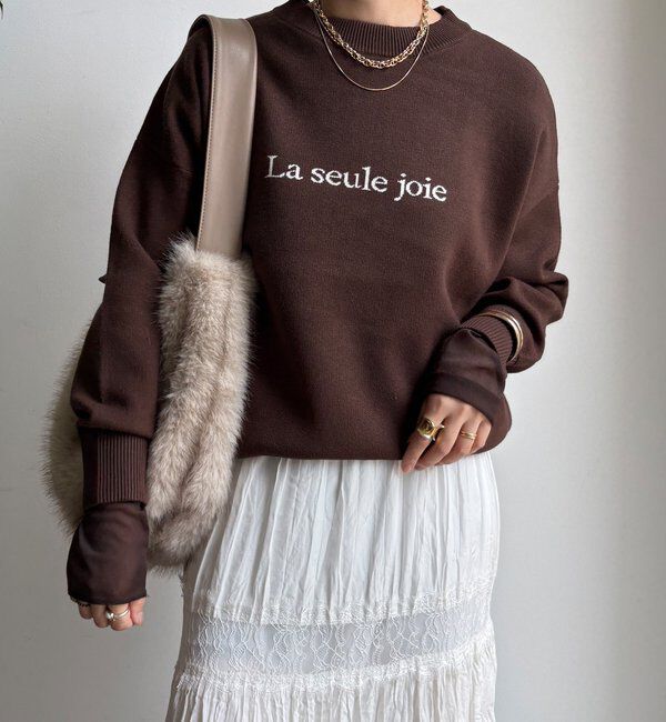  「【WEB限定】ロゴニット」|ニット・セーター|