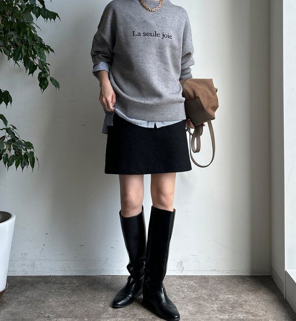  「【WEB限定】ロゴニット」|ニット・セーター|