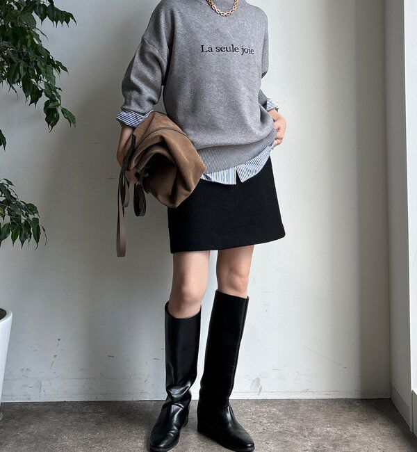  「【WEB限定】ロゴニット」|ニット・セーター|