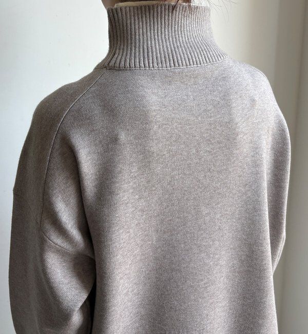  「【WEB限定】配色ダブル衿ニットトップス」|ニット・セーター|