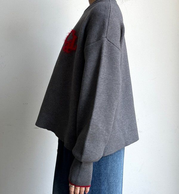  「【新色追加/WEB限定】フェザーロゴニット」|ニット・セーター|