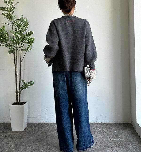  「【新色追加/WEB限定】フェザーロゴニット」|ニット・セーター|