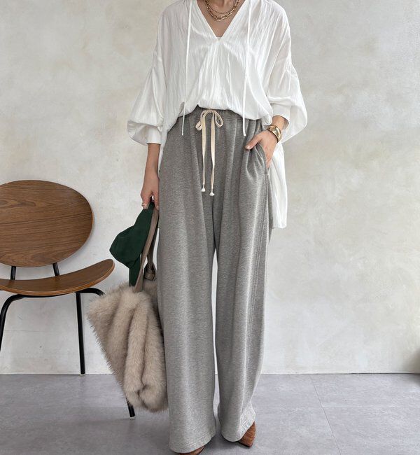  「ギャザーチュニックブラウス」|シャツ・ブラウス|