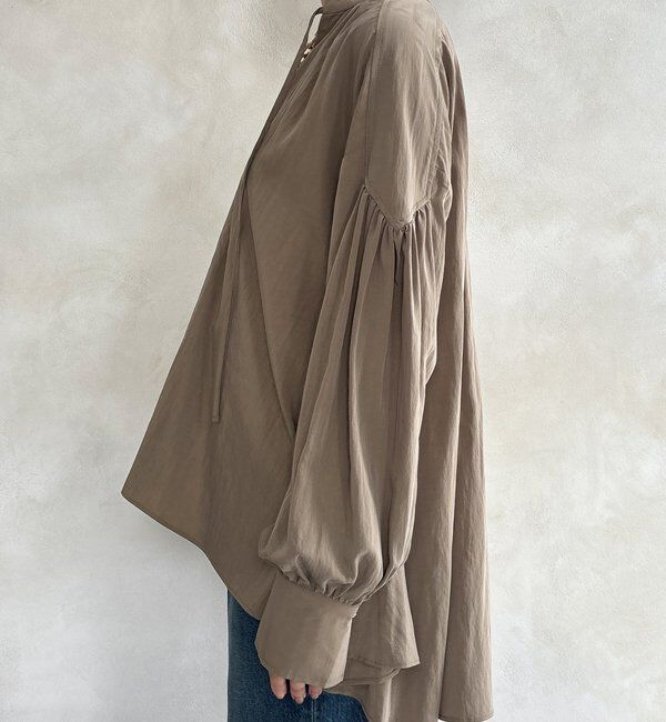  「ギャザーチュニックブラウス」|シャツ・ブラウス|