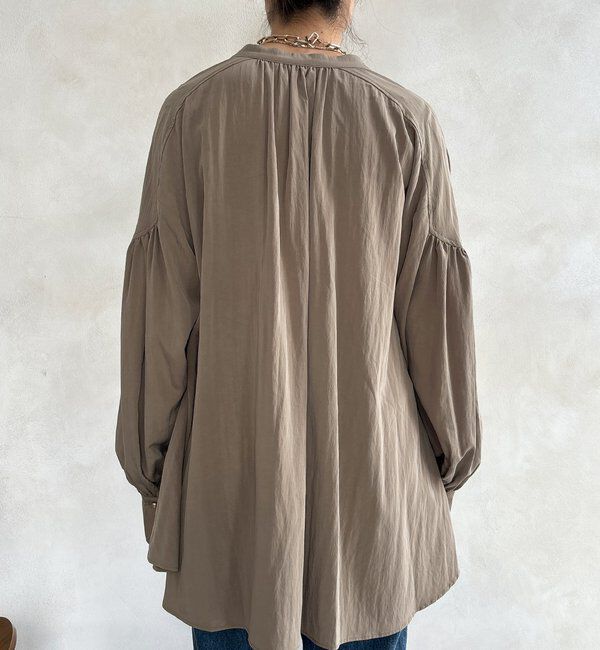  「ギャザーチュニックブラウス」|シャツ・ブラウス|