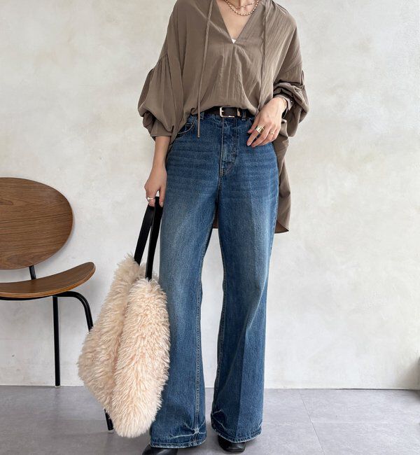  「ギャザーチュニックブラウス」|シャツ・ブラウス|