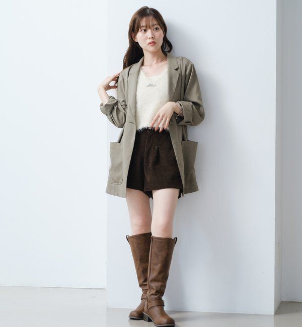  「【4色展開/裏地なし】バックスリットジャケット」|その他|