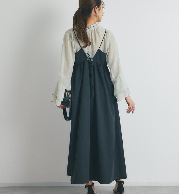  「《大人のふんわり涼しげスタイル》ラメドビースキッパーブラウス」|シャツ・ブラウス|