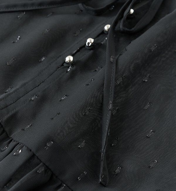  「《大人のふんわり涼しげスタイル》ラメドビースキッパーブラウス」|シャツ・ブラウス|